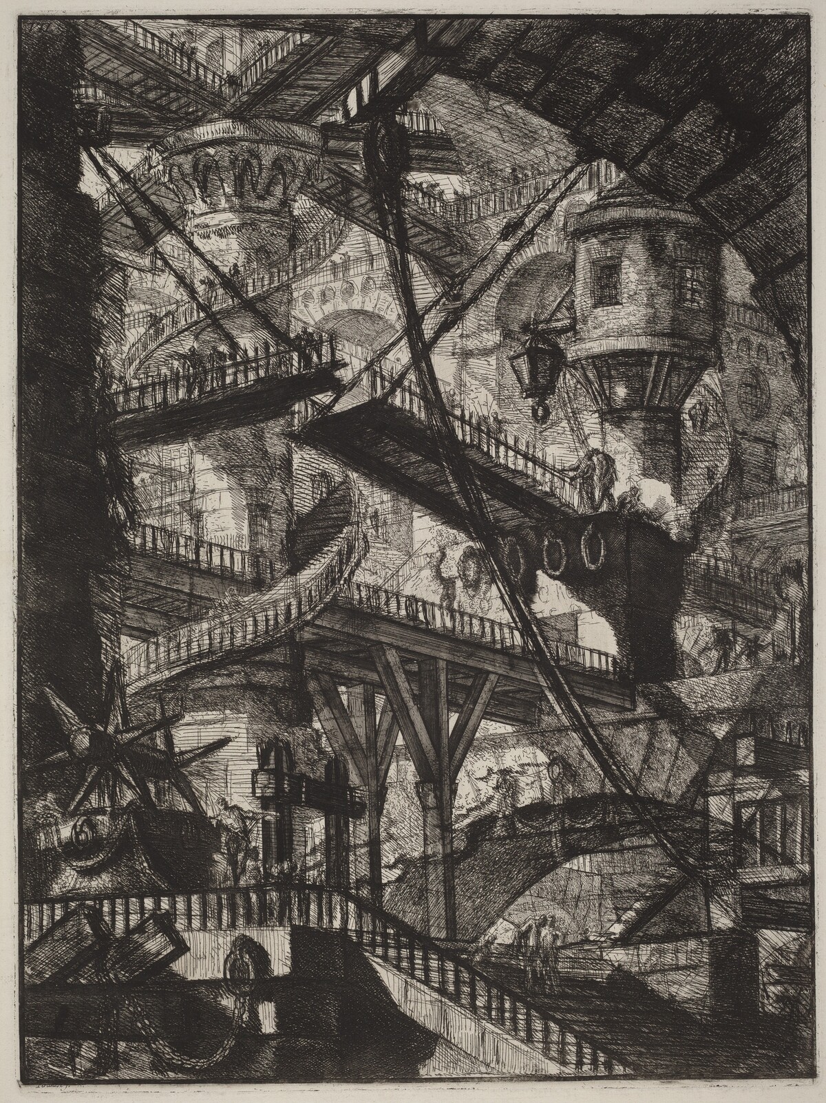 The Drawbridge by Giovanni Battista Piranesi