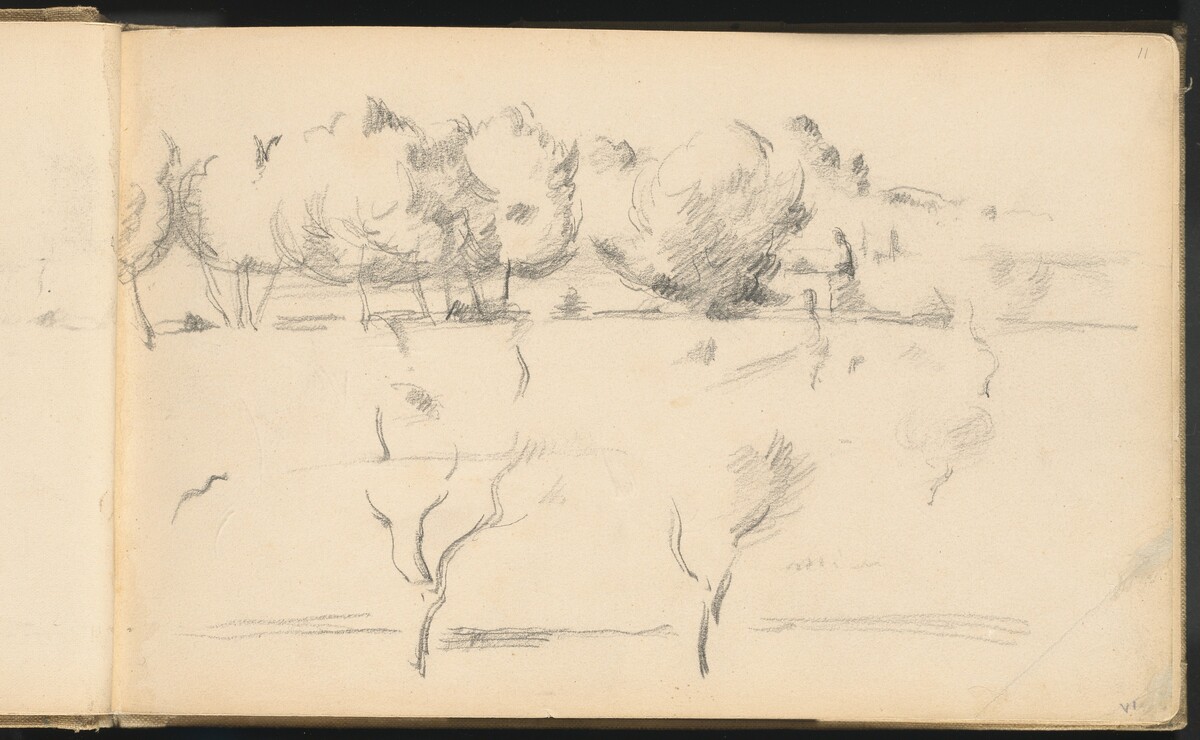 Landscape with Trees by Paul Cezanne