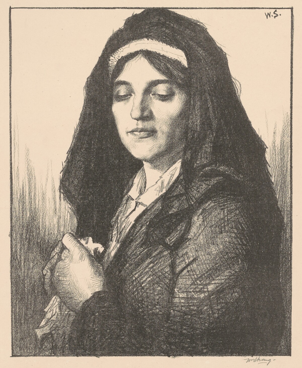 The Widow by William Strang