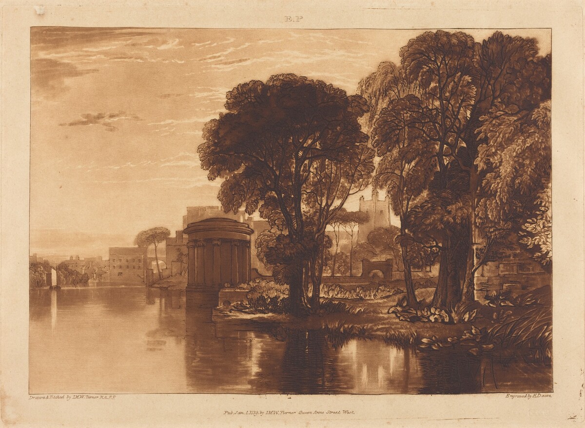 Isleworth by Joseph Mallord William Turner and Henry Edward Dawe
