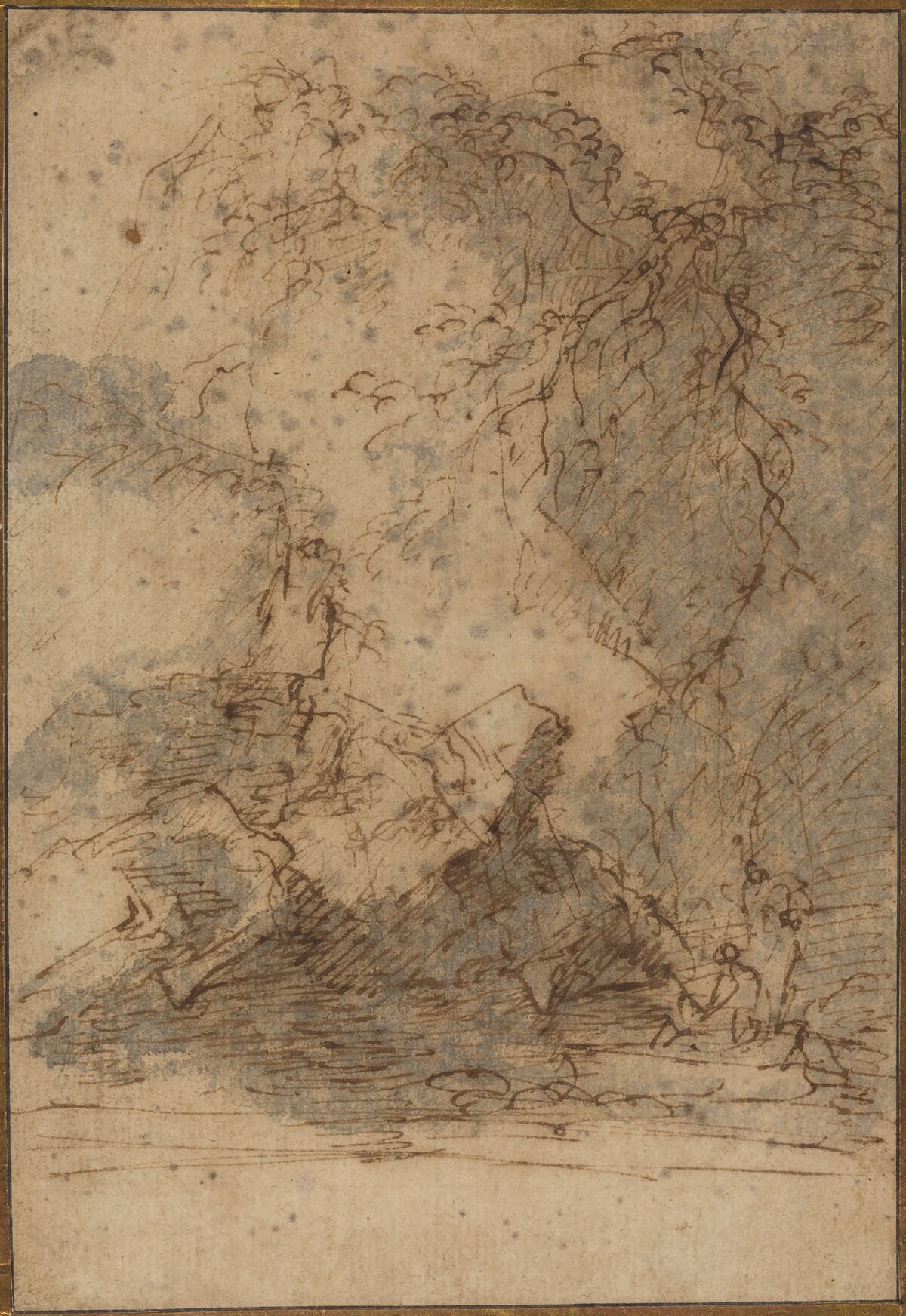 Landscape by Salvator Rosa