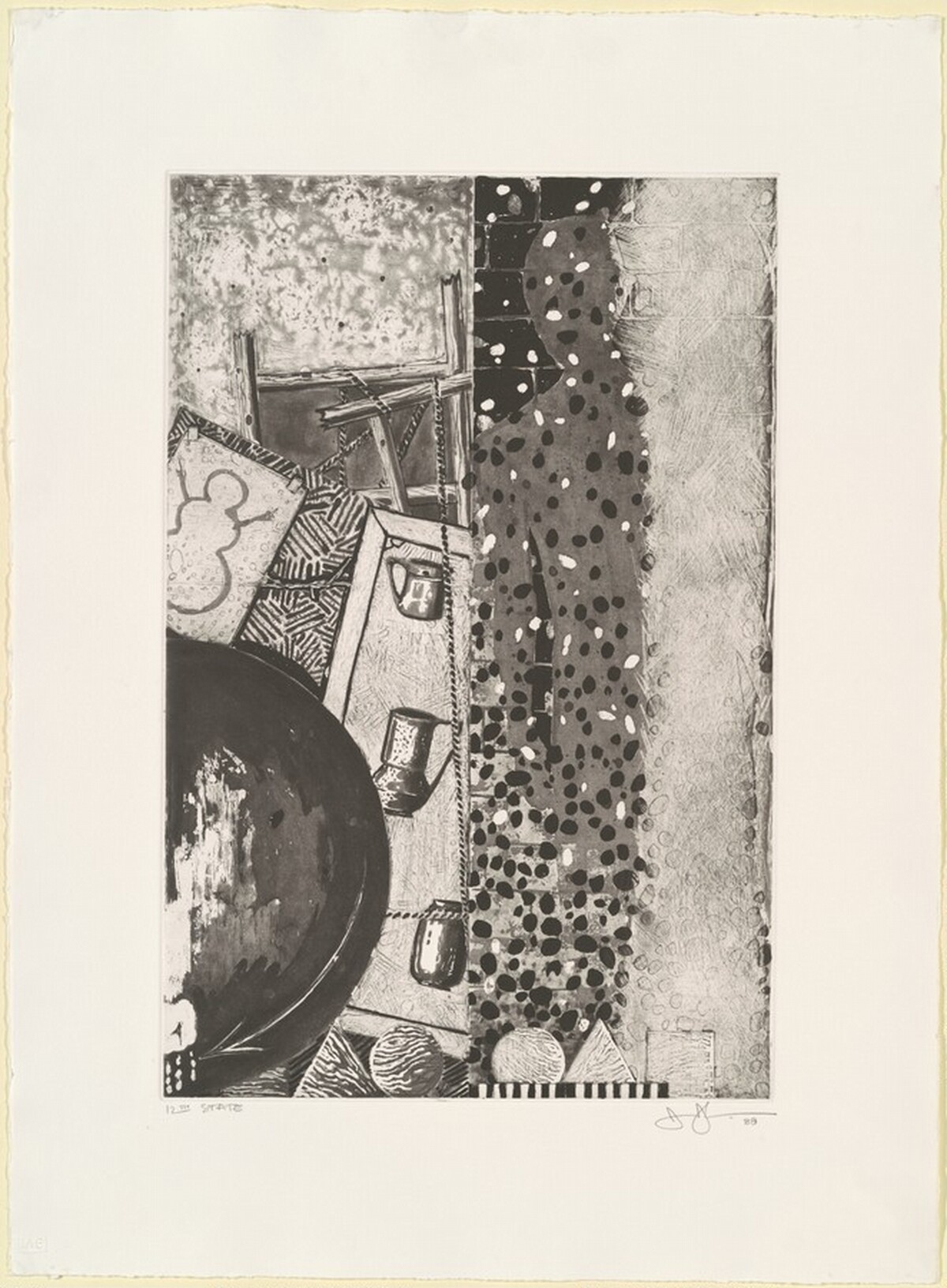 The Seasons (Winter) [state proof of 12th state] by Jasper Johns