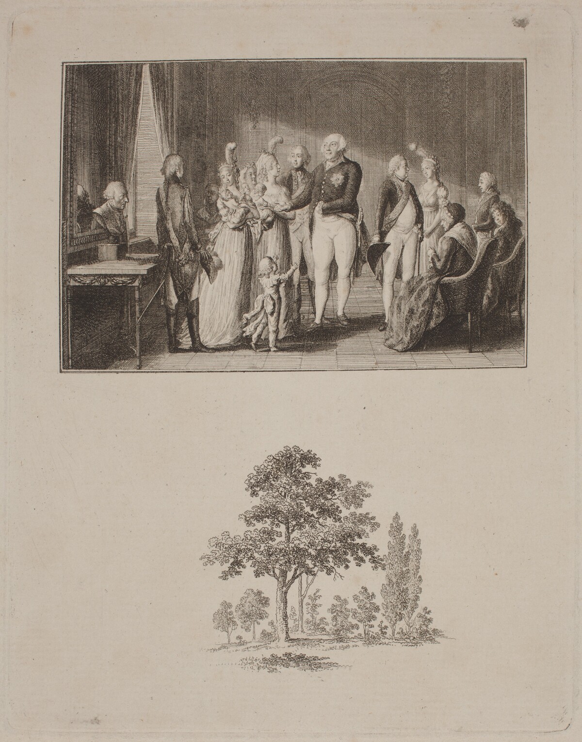 The Prussian Royal Family by Daniel Nikolaus Chodowiecki