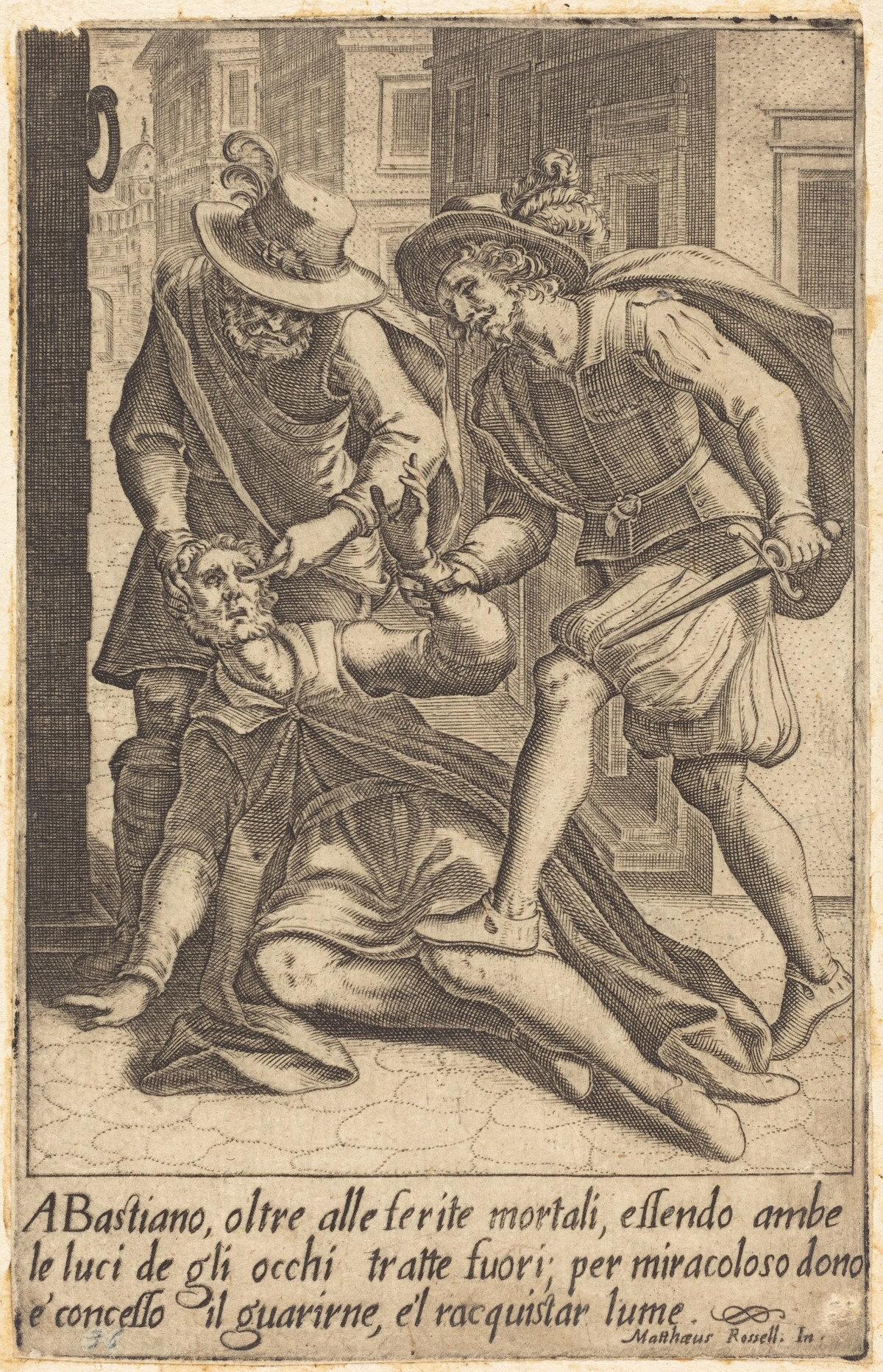 Bastiano by Jacques Callot after Matteo Rosselli
