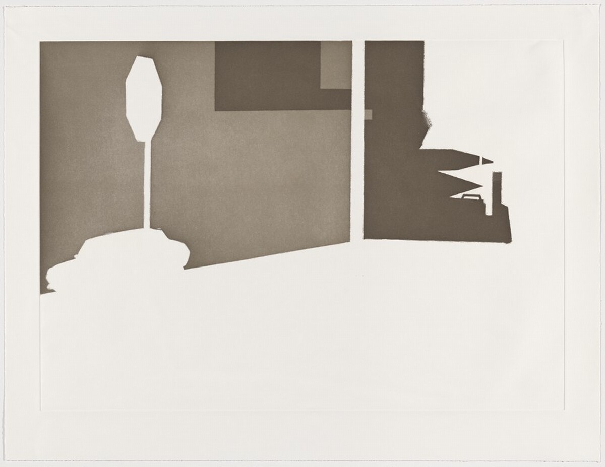 Texas and 20th Intersection [working proof 4] by Robert Bechtle