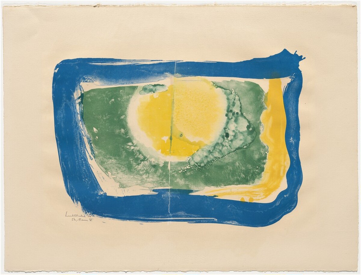 Skyframe (V) by Helen Frankenthaler