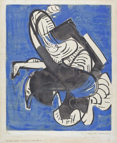 Composition in Blue