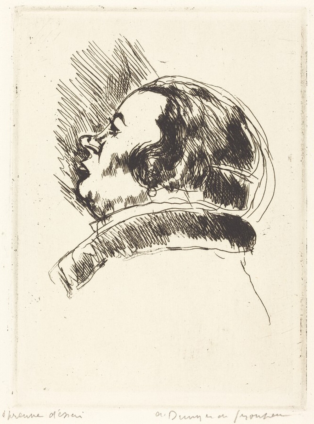 Study of a Woman, No.3 (Etude de fille III) by André Dunoyer de Segonzac
