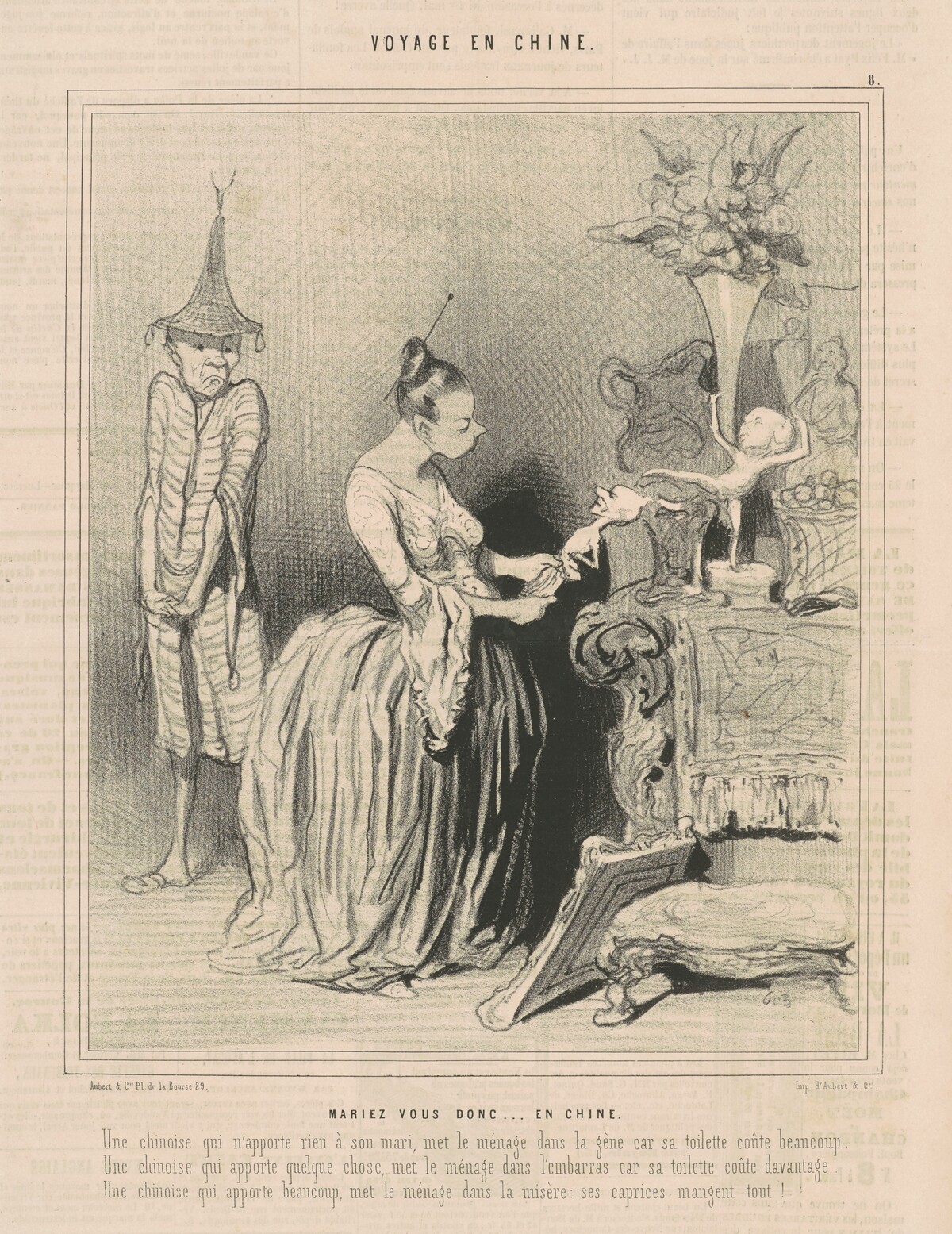 Mariez-vous donc ... en chine by Honoré Daumier