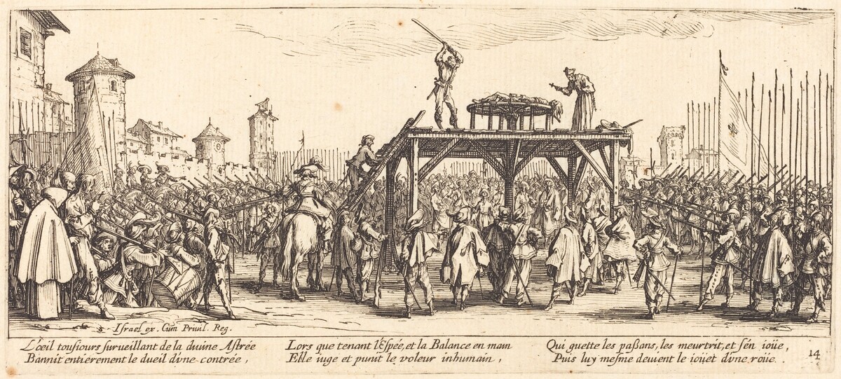 The Wheel by Jacques Callot