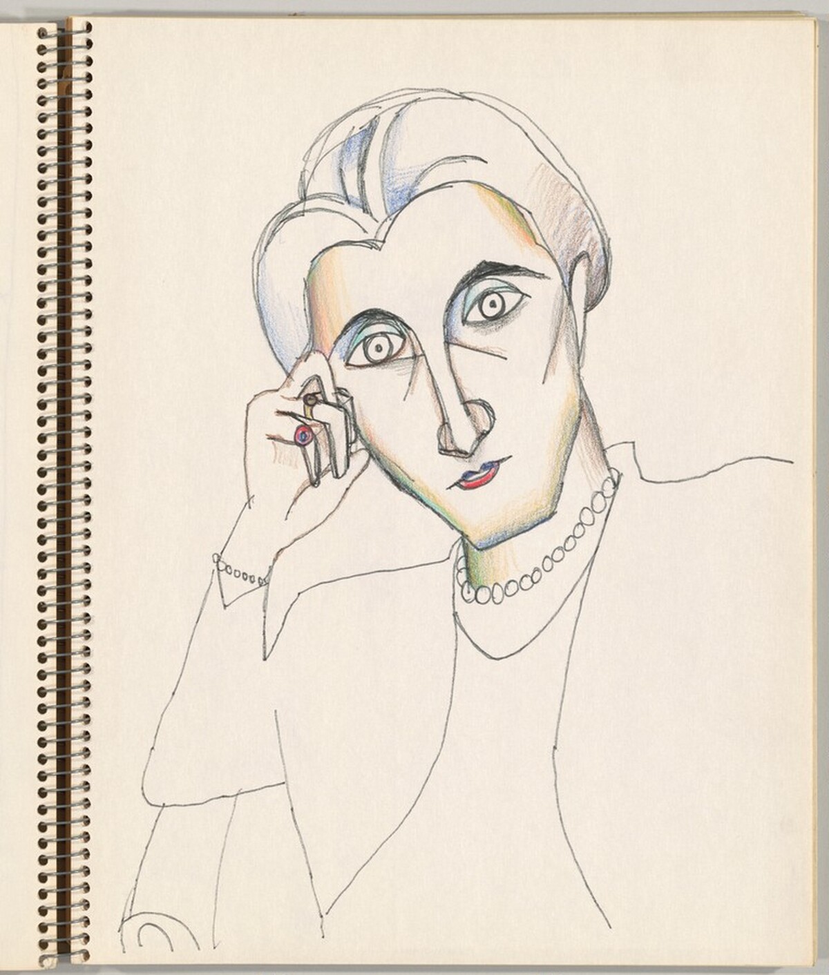 Portrait of a Woman by Saul Steinberg