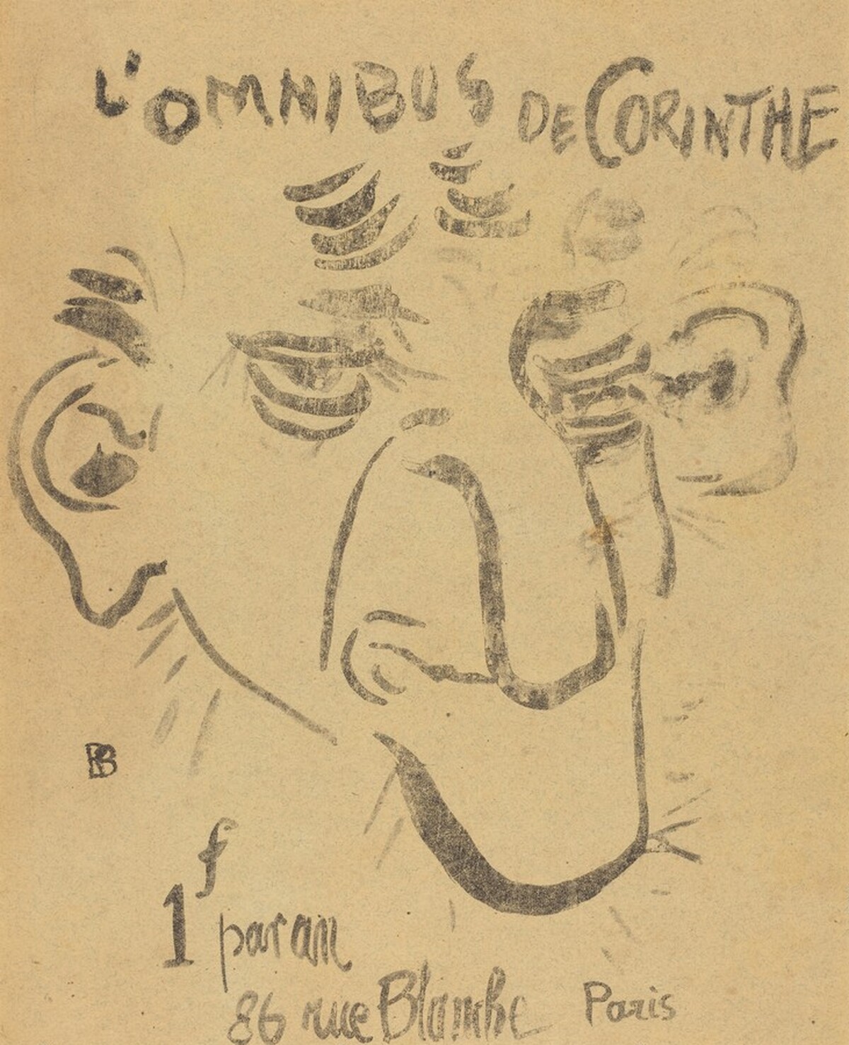 Supplement to "L'Omnibus de Corinthe" by Pierre Bonnard