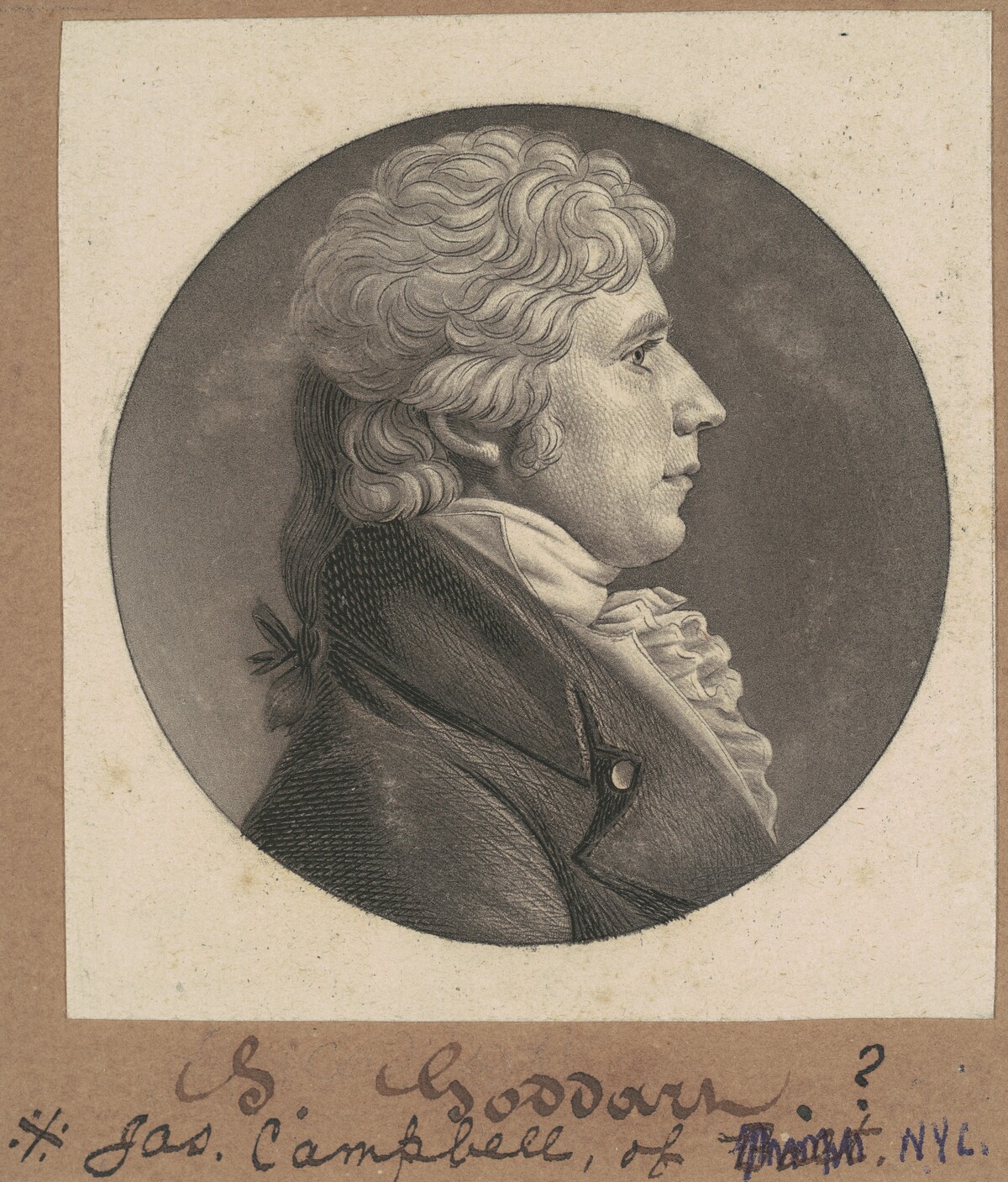 James Campbell by Charles B. J. Févret de Saint-Mémin