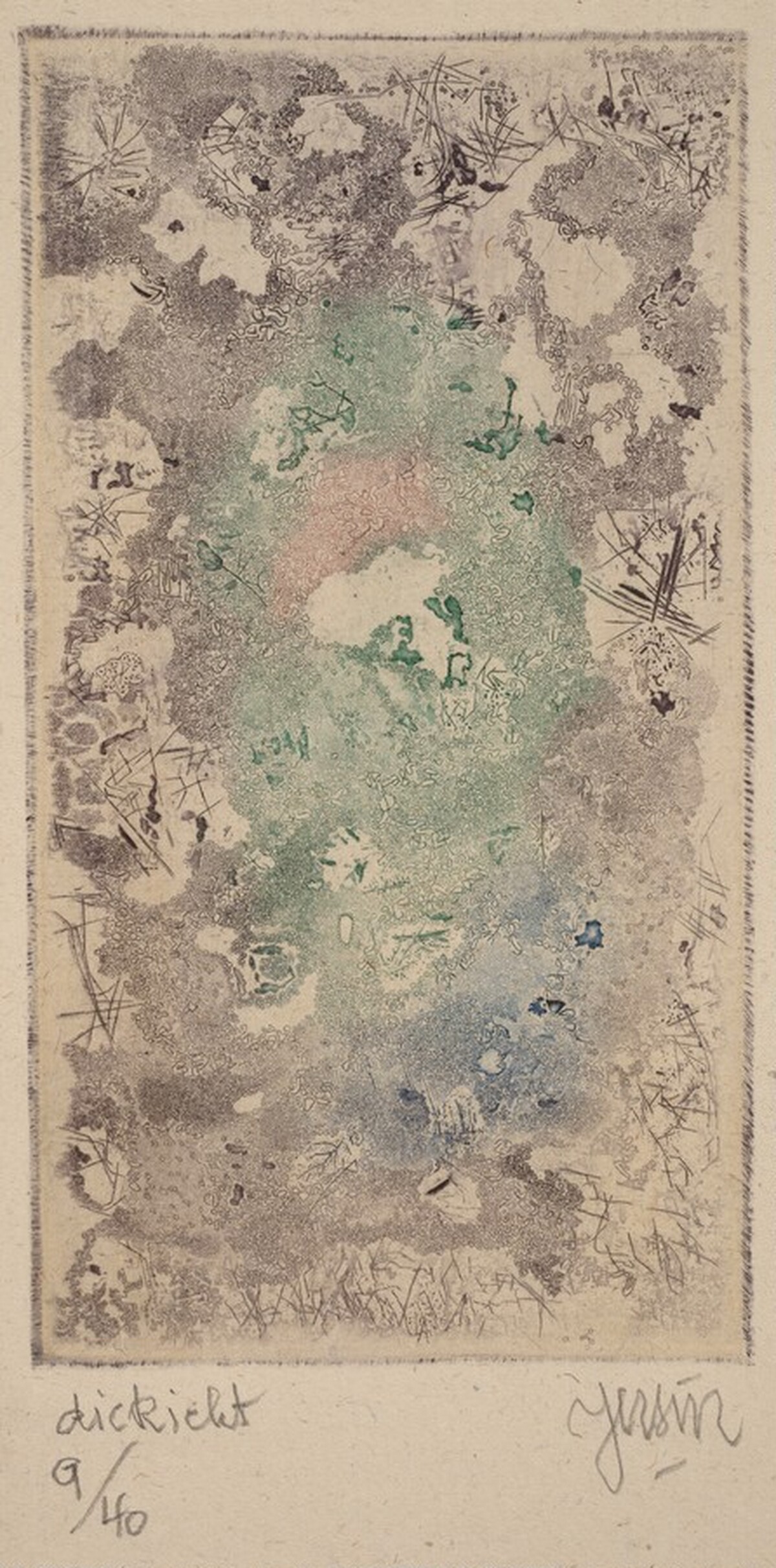 Dickicht by Albert Edgar Yersin