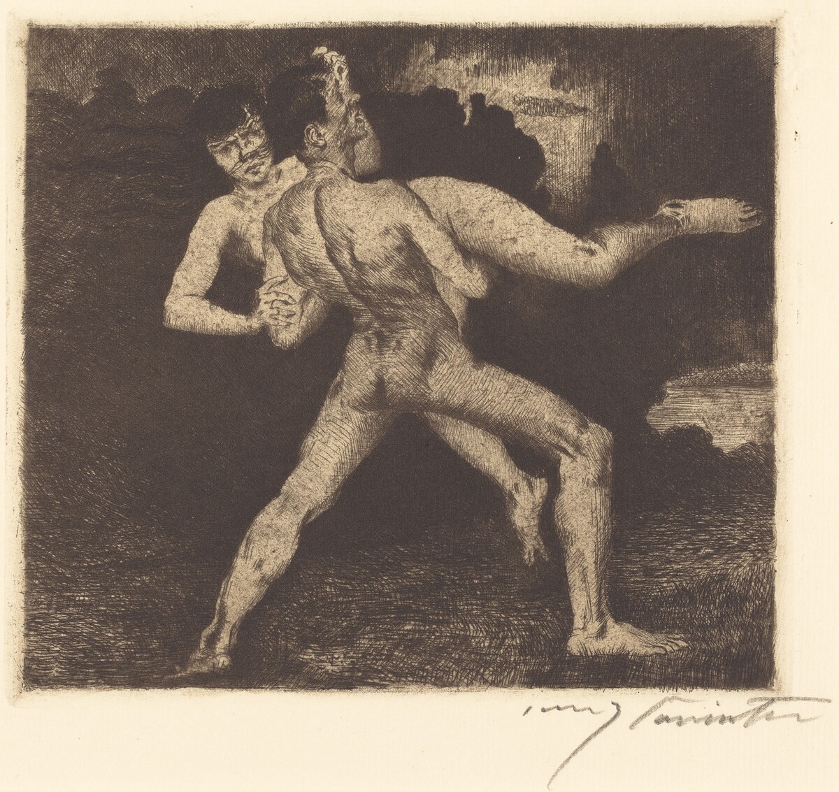 Entführung (Abduction) by Lovis Corinth