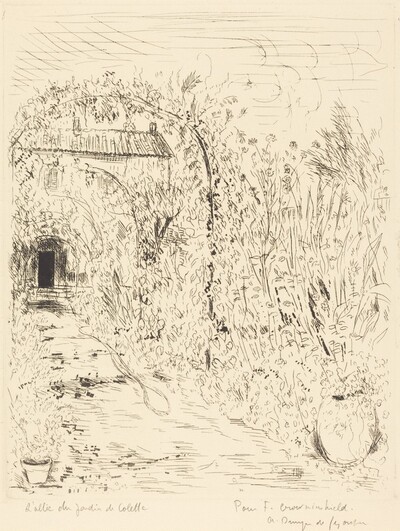 L'allee du Jardin de Colette