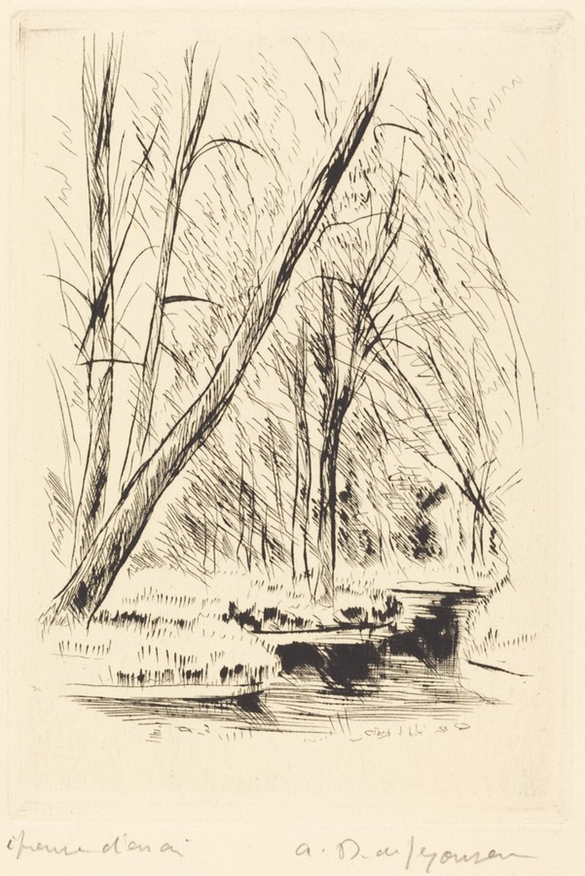 River (La Riviere) by André Dunoyer de Segonzac