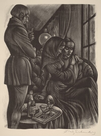 "Drink to the Gates of Paradise" (Book VII: Alyosha, facing p.272)