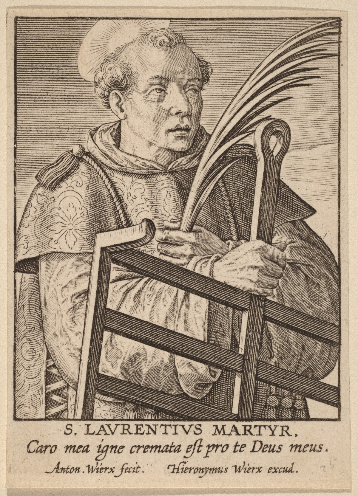S. Laurentius Martyr by Antonie Wierix