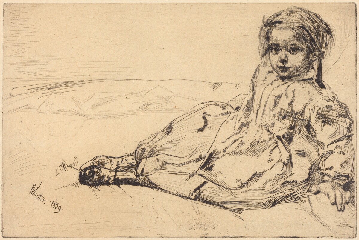Bibi Valentin by James McNeill Whistler