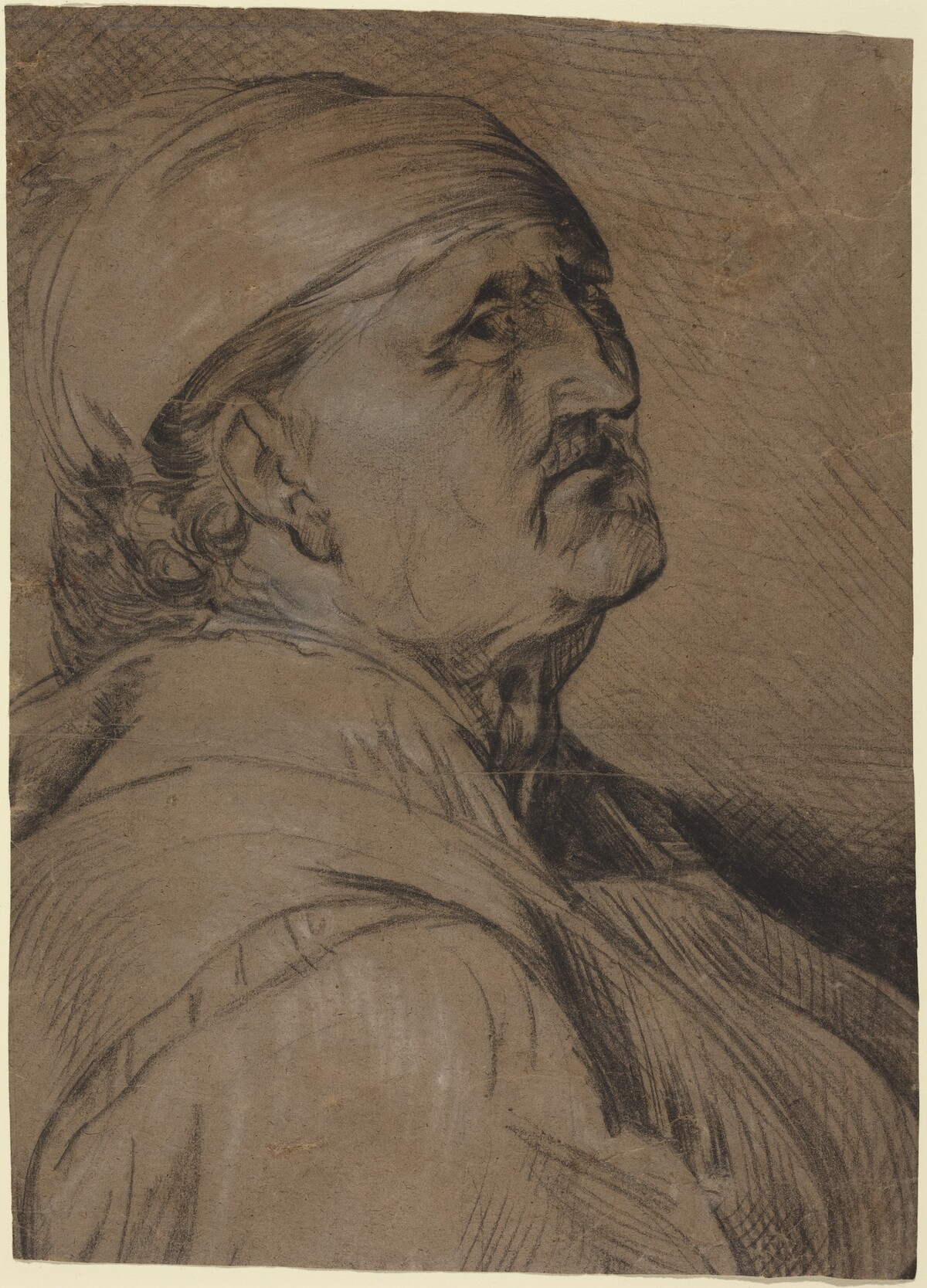 Head of an Old Man by Attributed to Gerrit Claesz Bleker