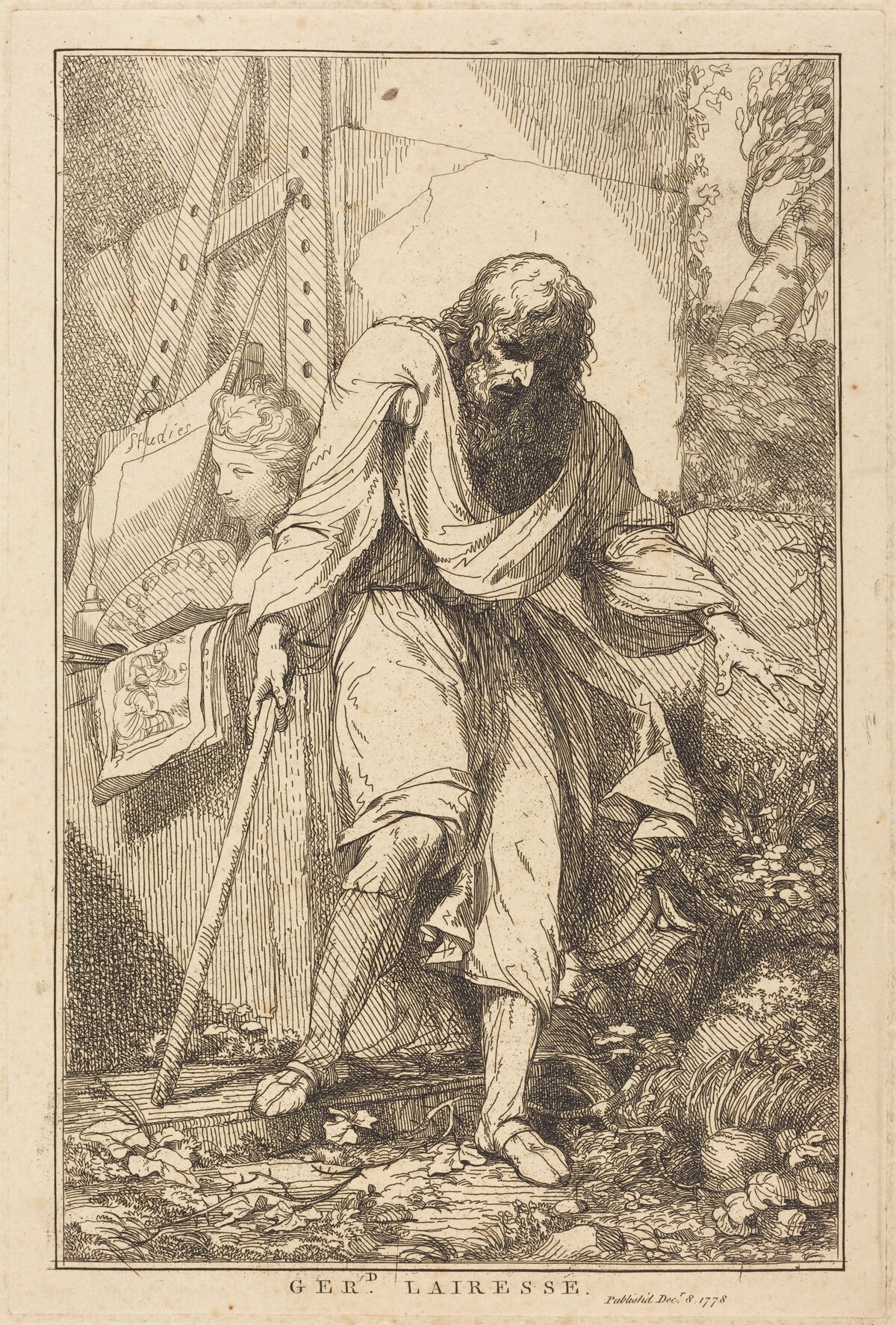 Gerard Lairesse by John Hamilton Mortimer
