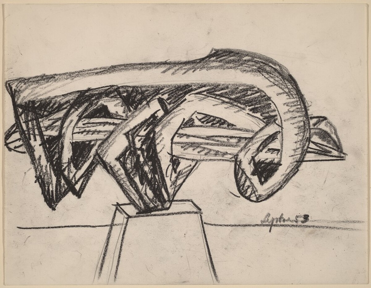 Study for "Storm Bird" by Seymour Lipton
