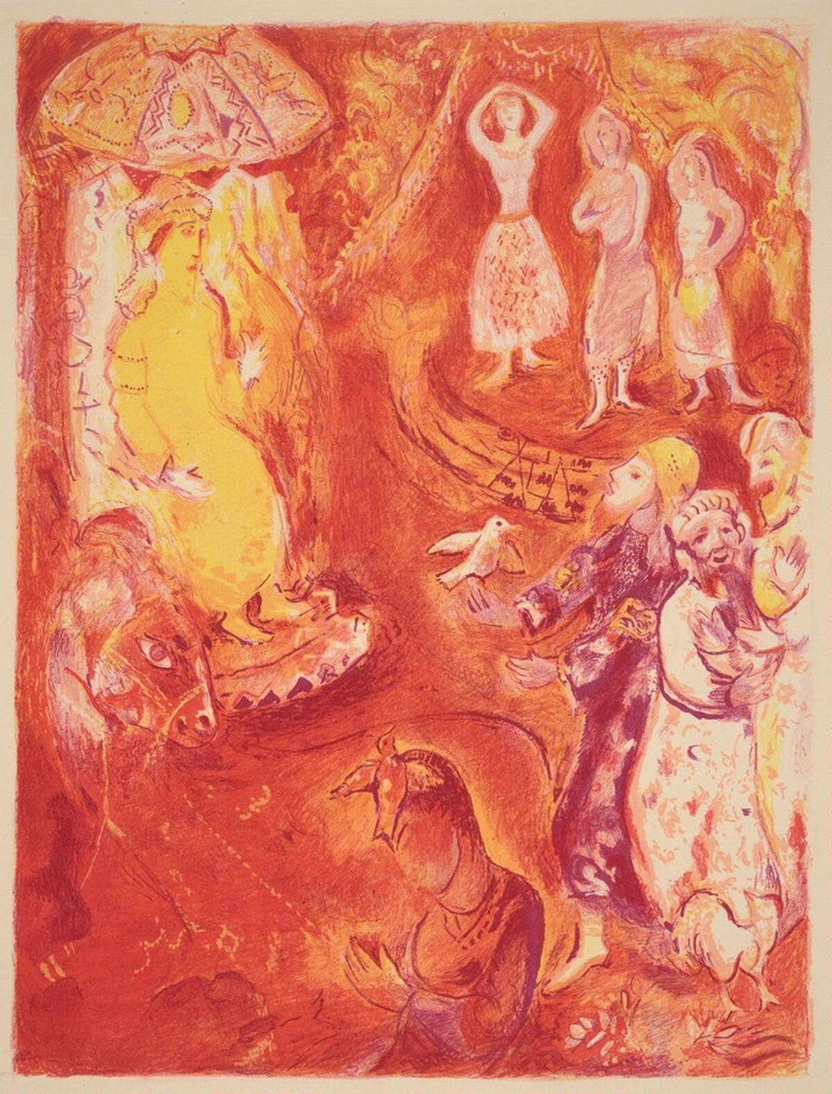 The Tale of the Ebony Horse by Marc Chagall