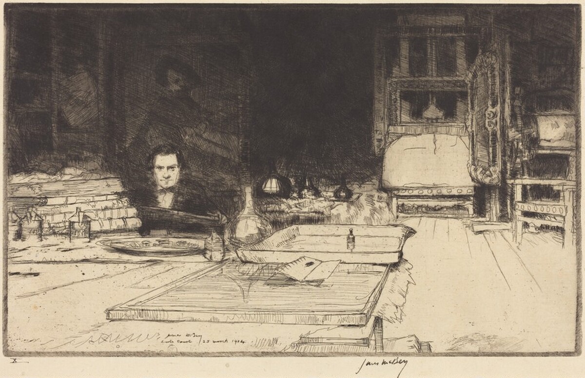 A Studio by James McBey