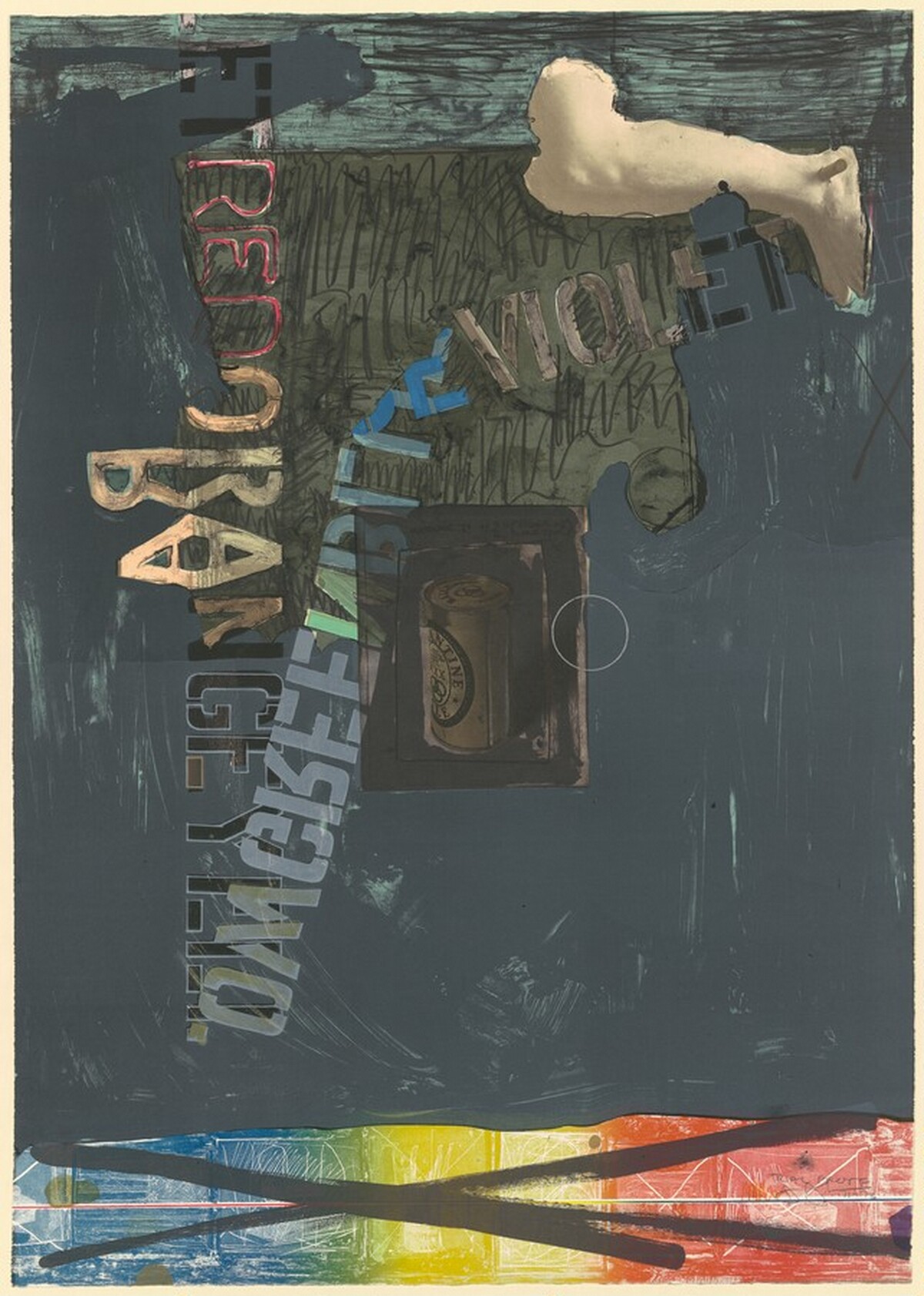 Decoy II [trial proof] by Jasper Johns