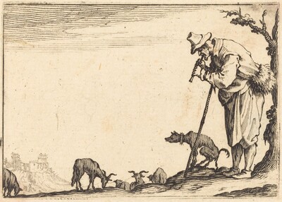 Shepherd Playing Flute