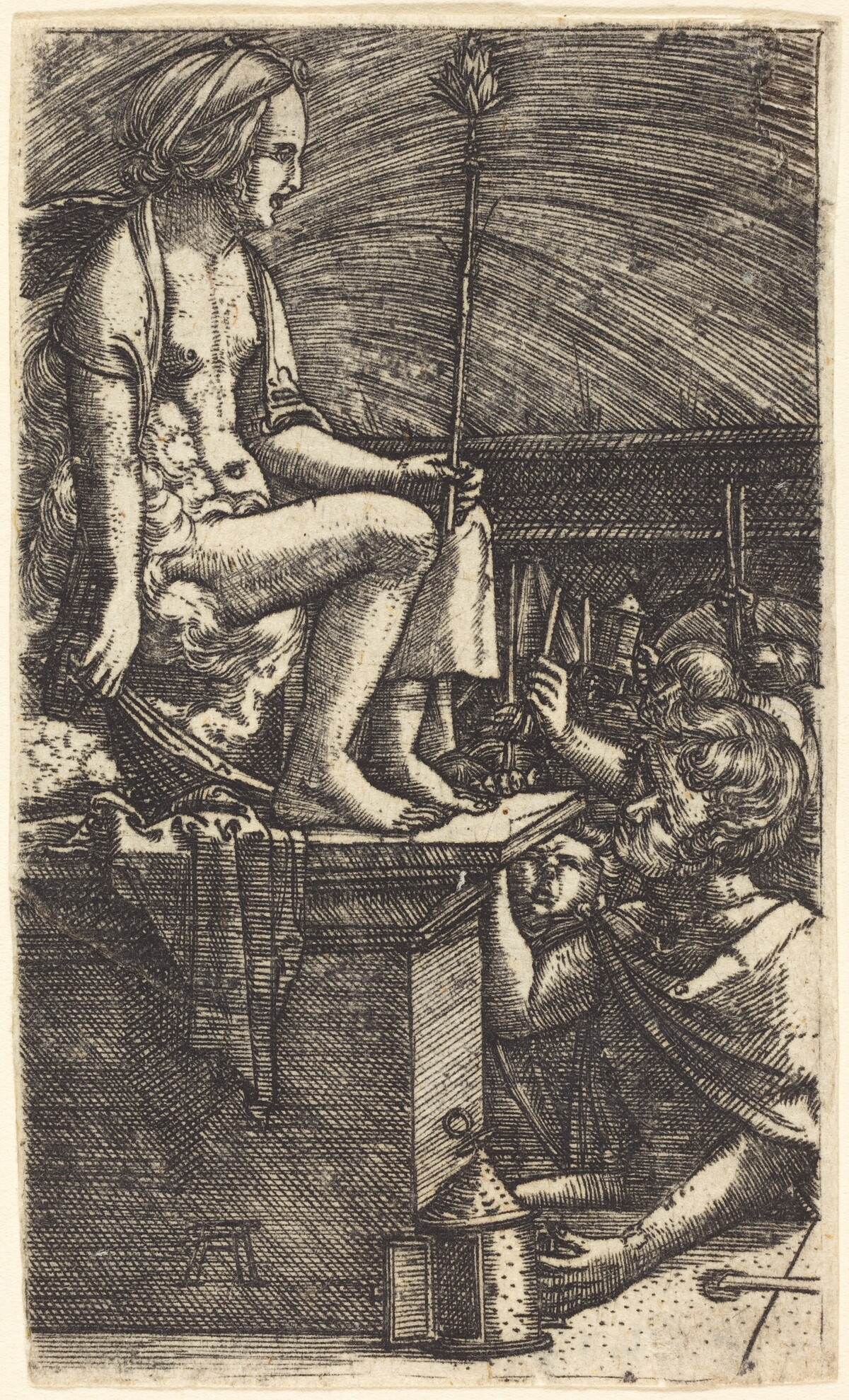 The Revenge of the Sorcerer Virgil by Albrecht Altdorfer