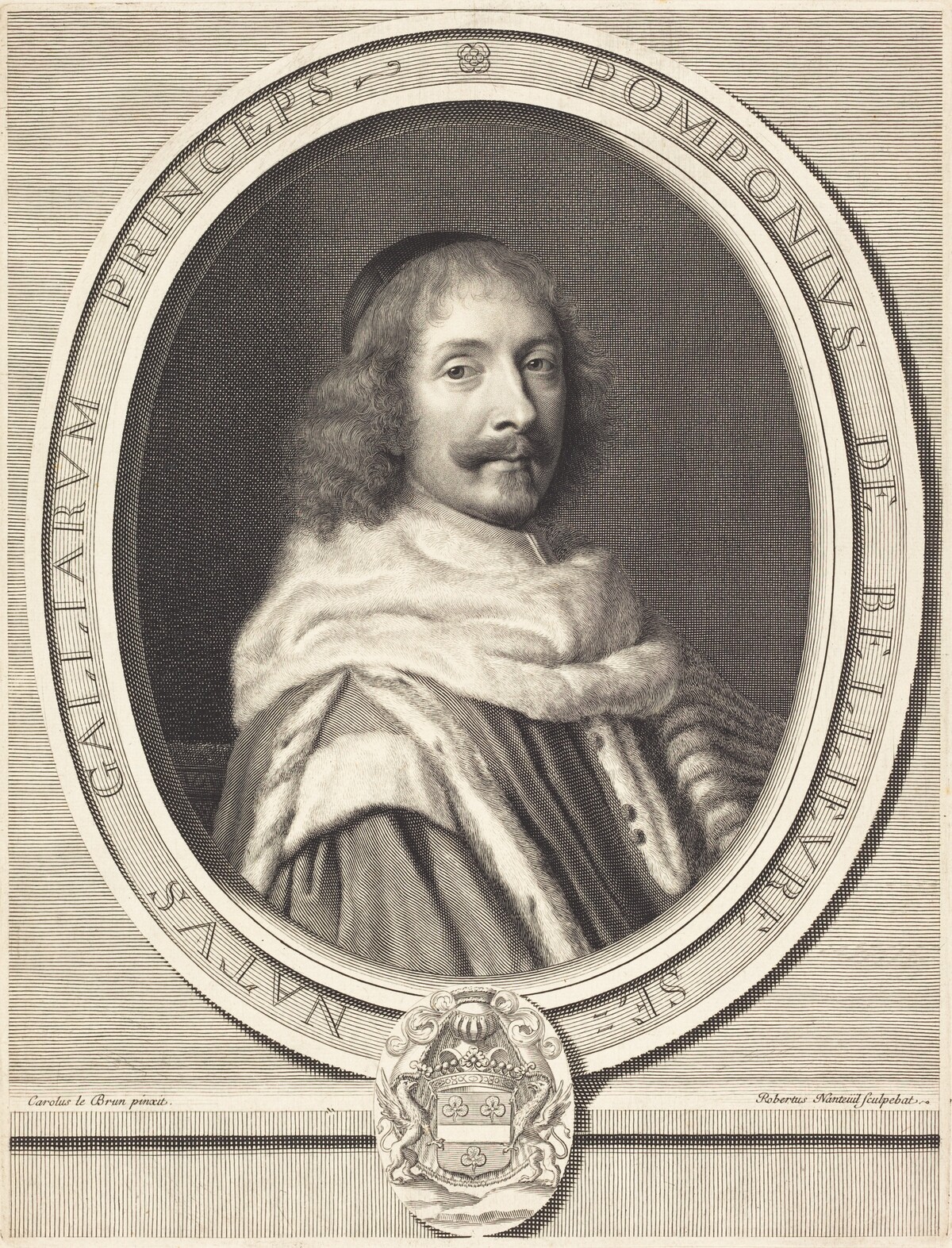 Pompone de Bellievre by Robert Nanteuil after Charles Le Brun