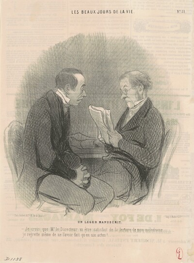 Un léger manuscrit