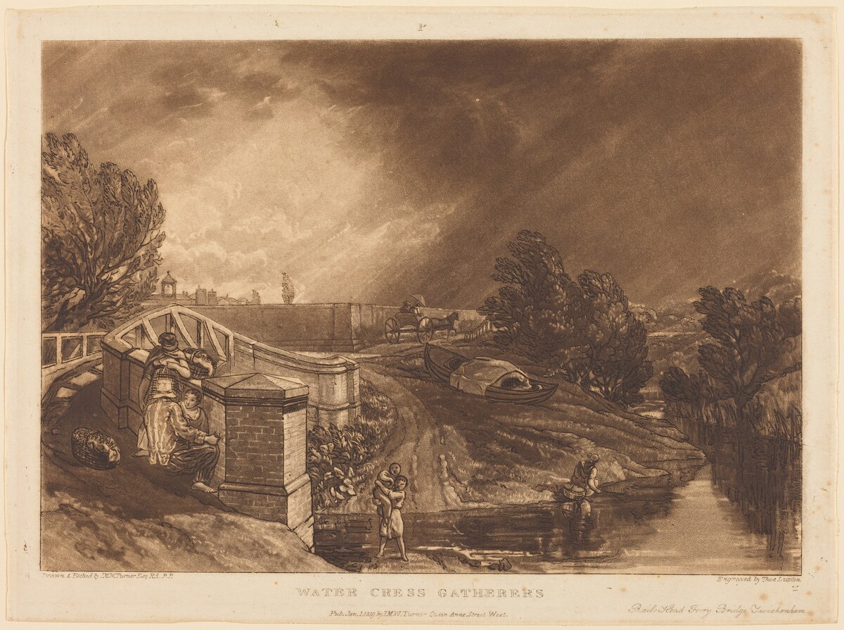 Watercress Gatherers by Joseph Mallord William Turner and Thomas Goff Lupton