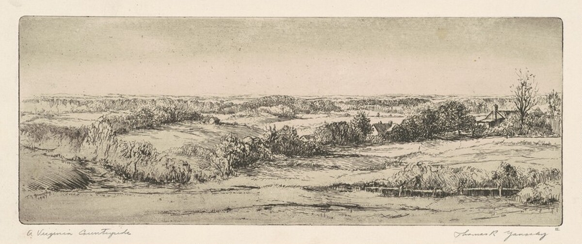 A Virginia Countryside by Thomas R. Yanosky