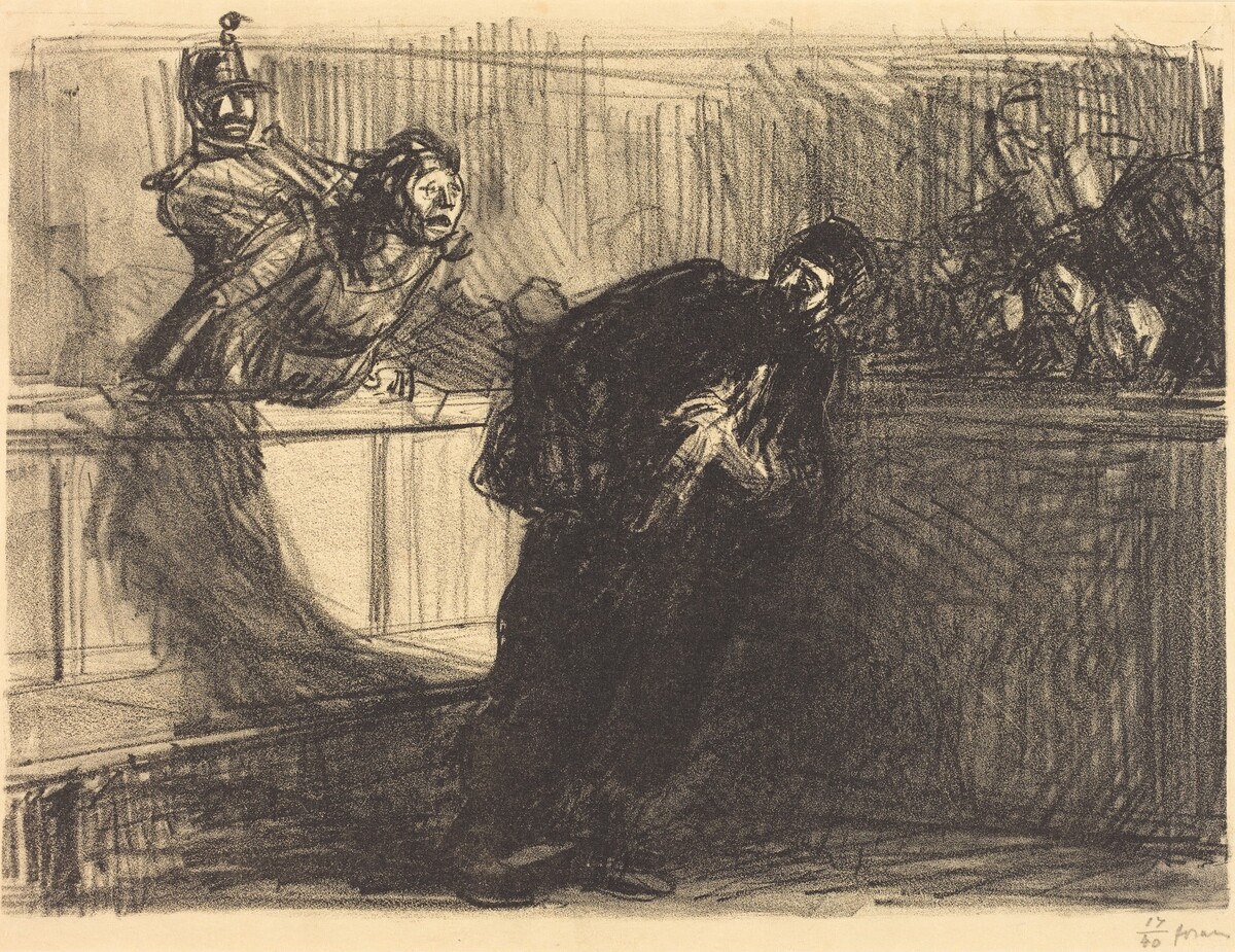 L'avocat invectivé (The Lawyer Abused) by Jean-Louis Forain