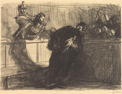 L'avocat invectivé (The Lawyer Abused)