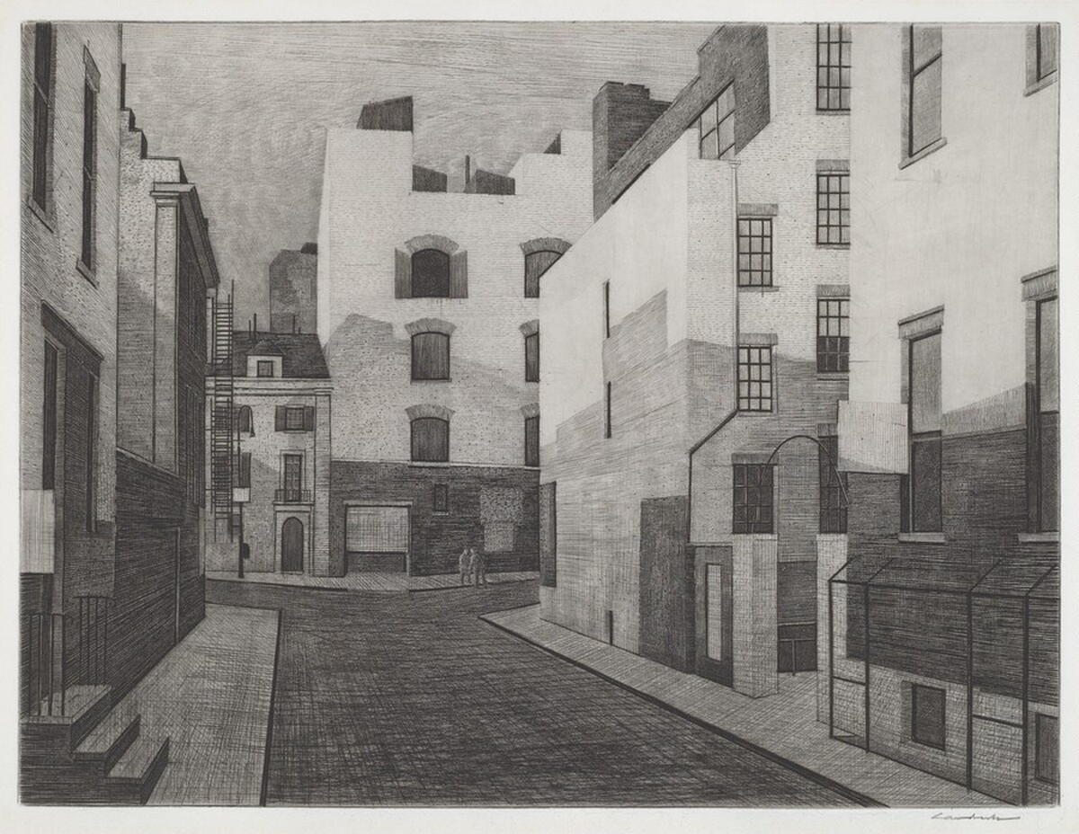 City Lane by Armin Landeck