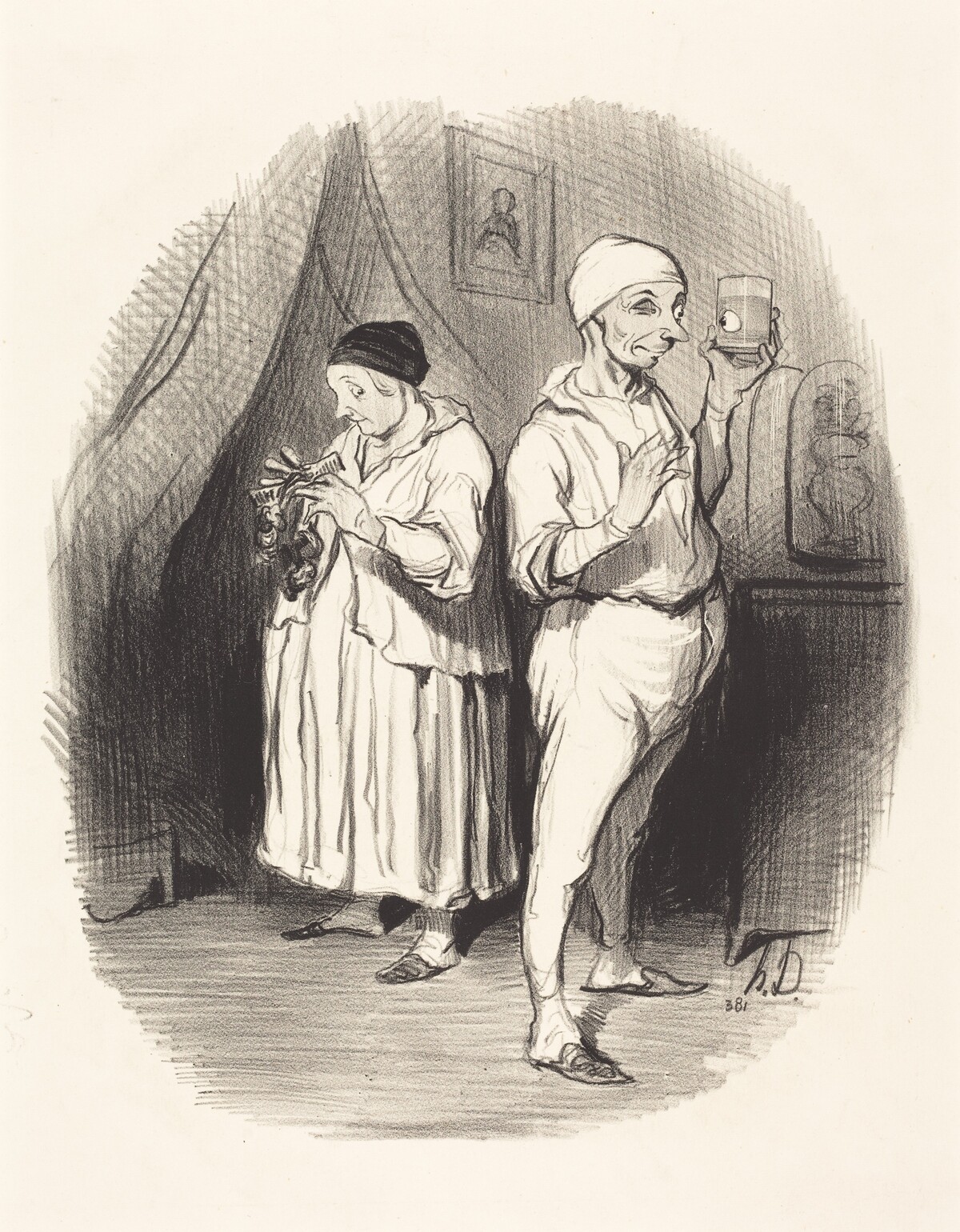 L'Oeil du maitre by Honoré Daumier
