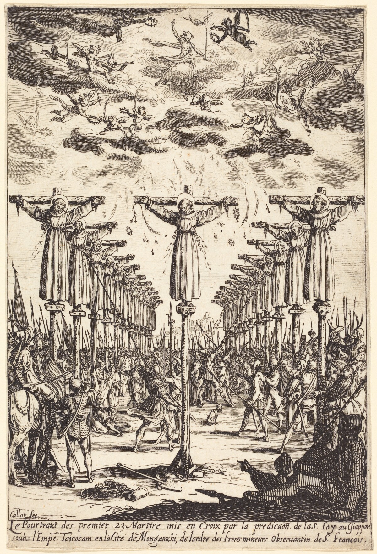 The Martyrs of Japan by Jacques Callot