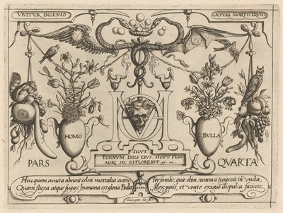 Archetypa studiaque patris Georgii Hoefnagelii [Part 4, Title Page]