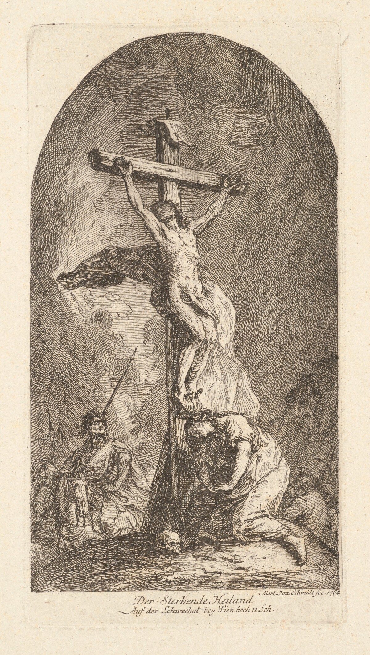 Christ on the Cross by Martin Johann Schmidt