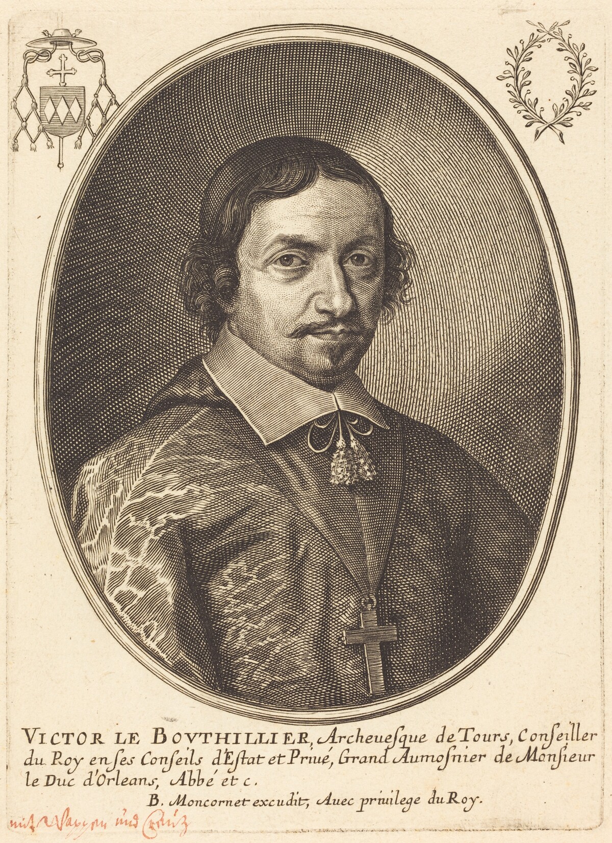 Victor Bouthillier by Balthasar Moncornet