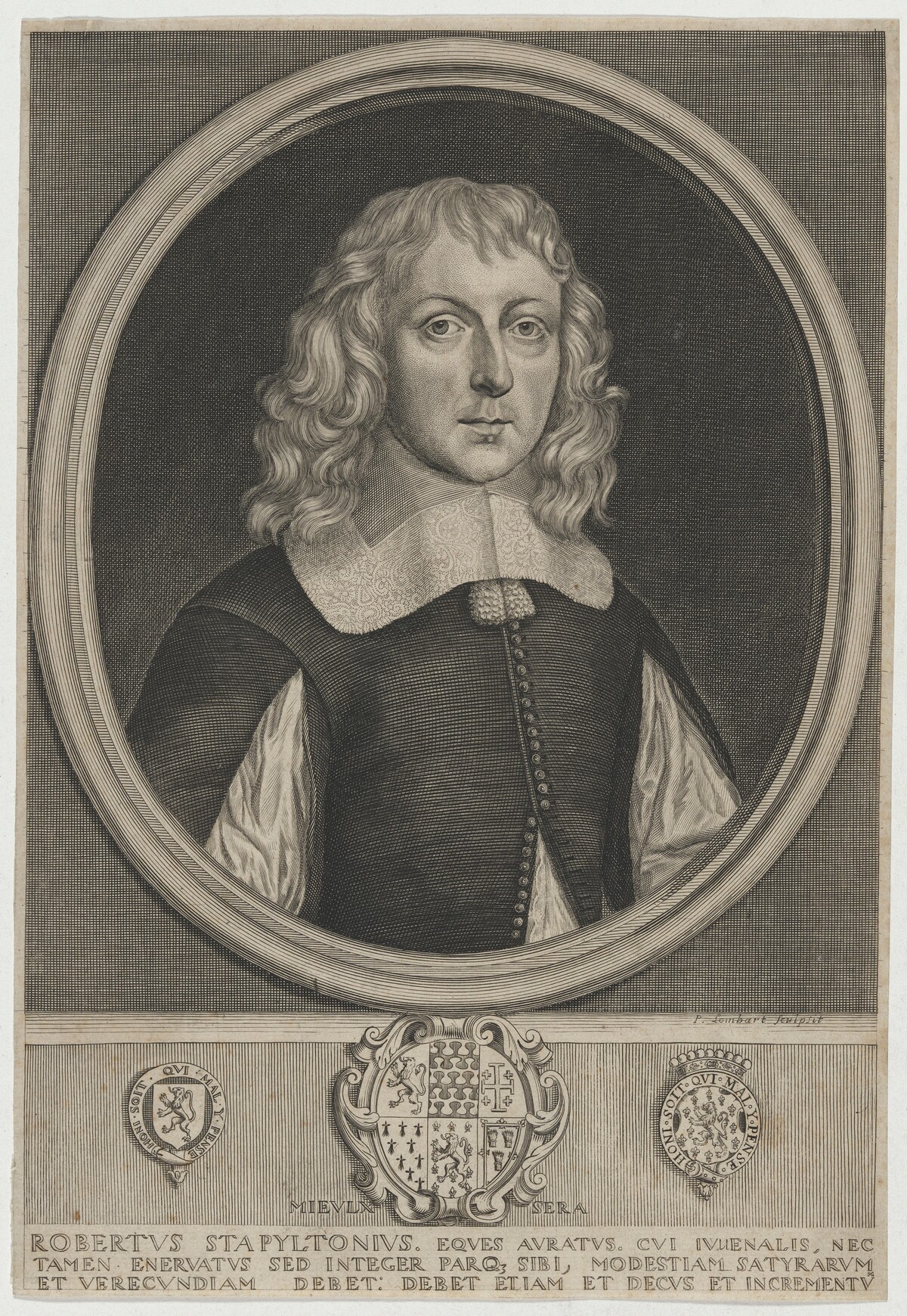 Sir Robert Stapylton, Dramatic Poet and Translator by David Loggan