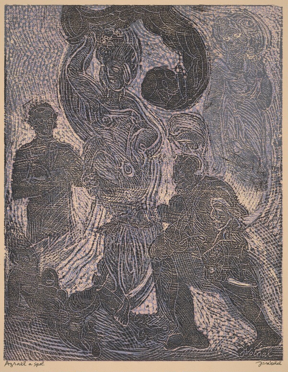 Azrael a spolecnici (Azrael and Companions) by Josef Váchal