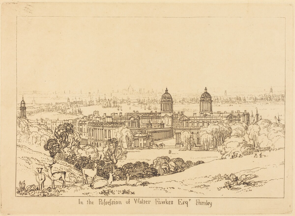 London from Greenwich by Joseph Mallord William Turner