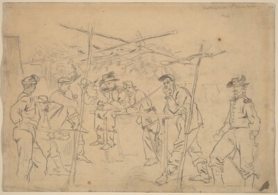 Sutler's Tent, 3rd Pennsylvania Cavalry [recto]