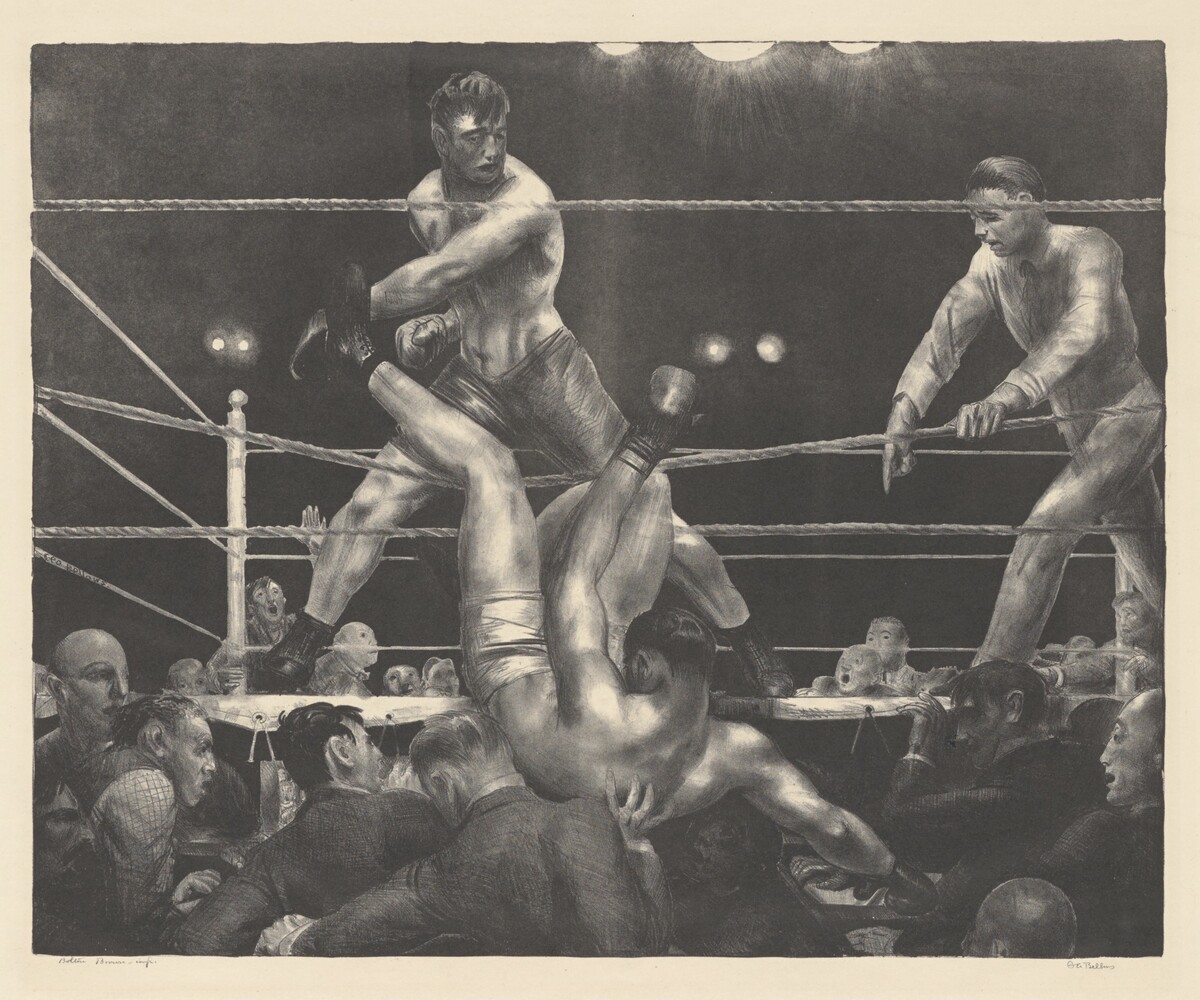 Dempsey and Firpo by George Bellows
