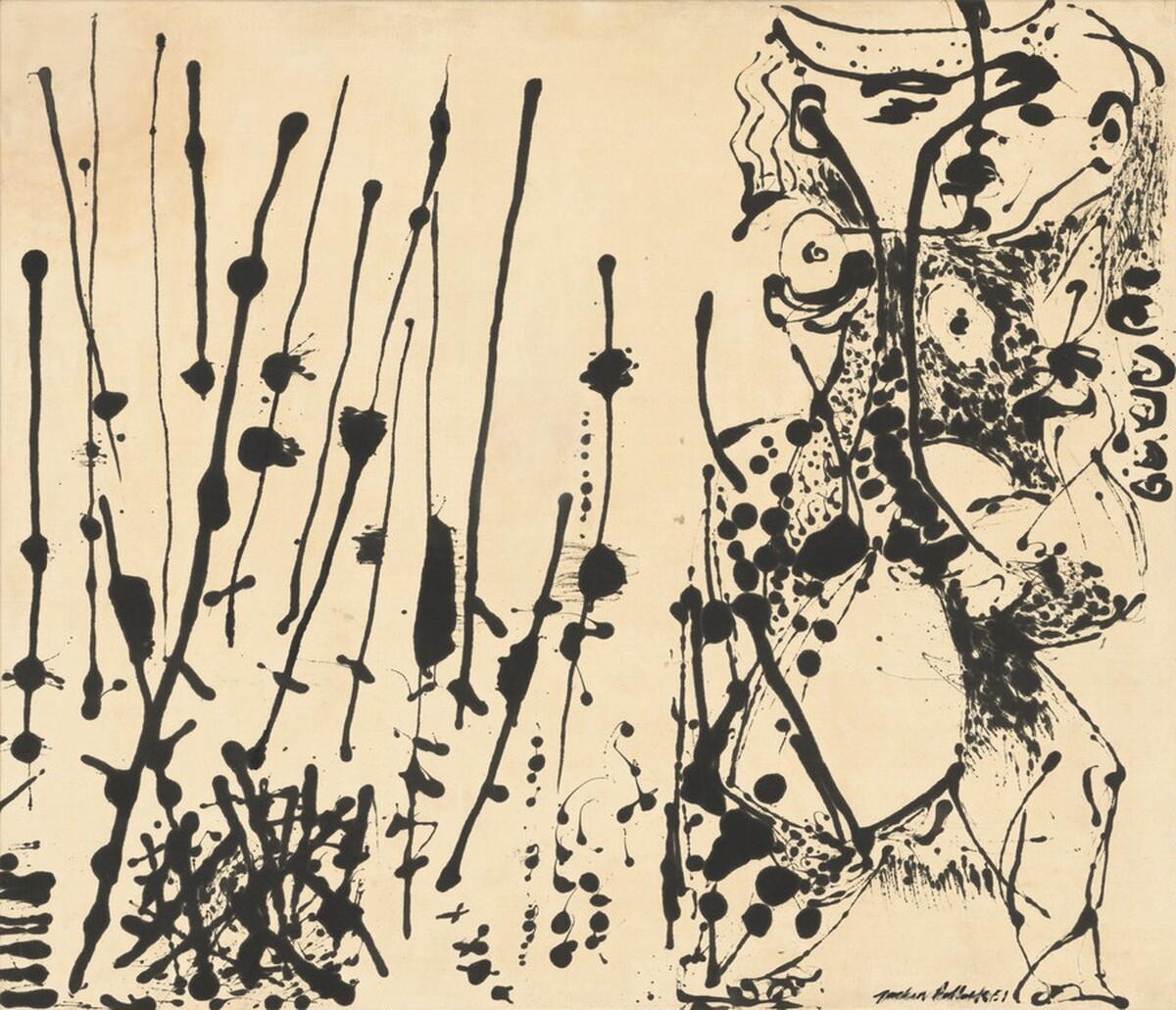 Number 7, 1951 by Jackson Pollock